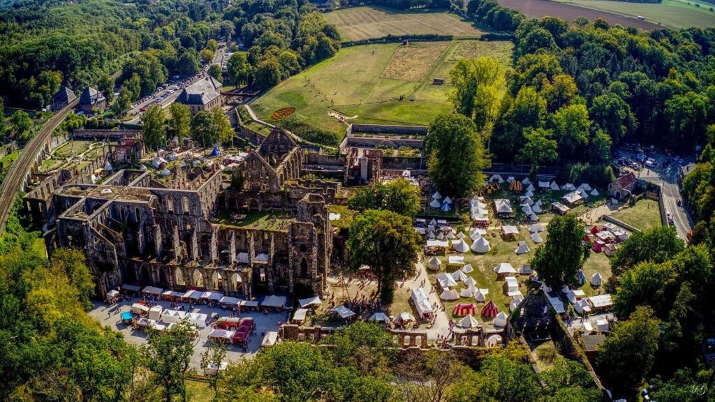 Abbaye Villers-la-Ville — mission par drone ACTIBOT