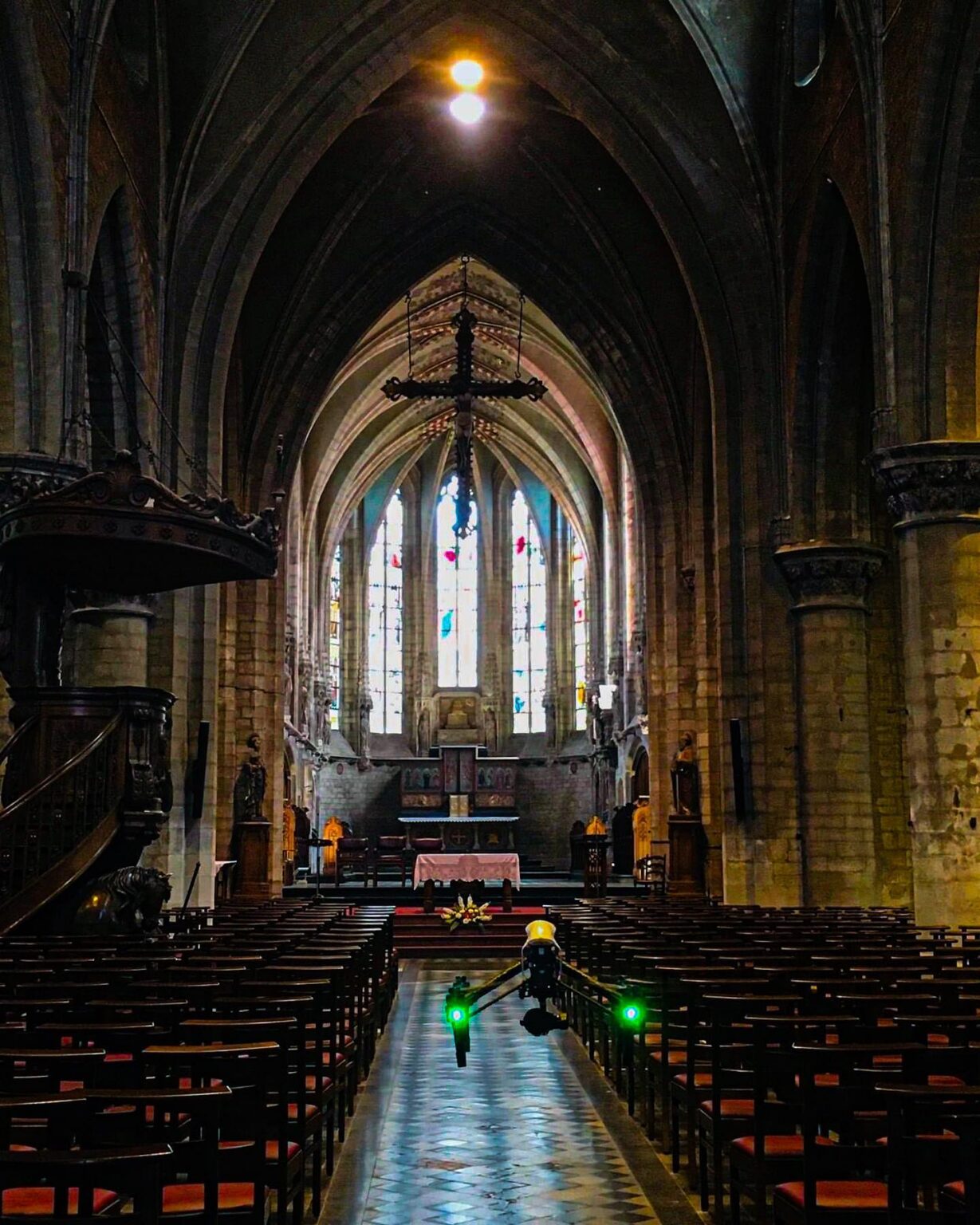 Vol inspire 1 pro église Bruxelles