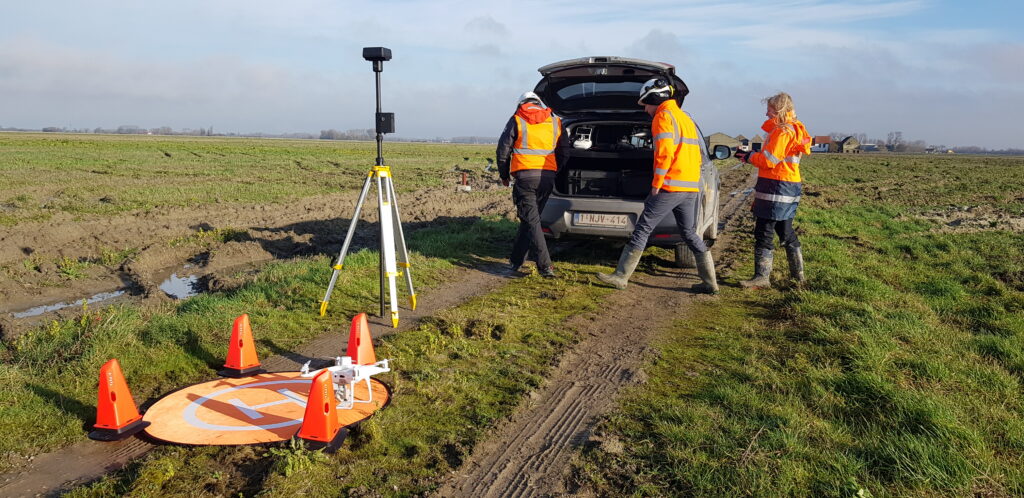 Phantom 4 RTK en mission de relevé à Dunkerque