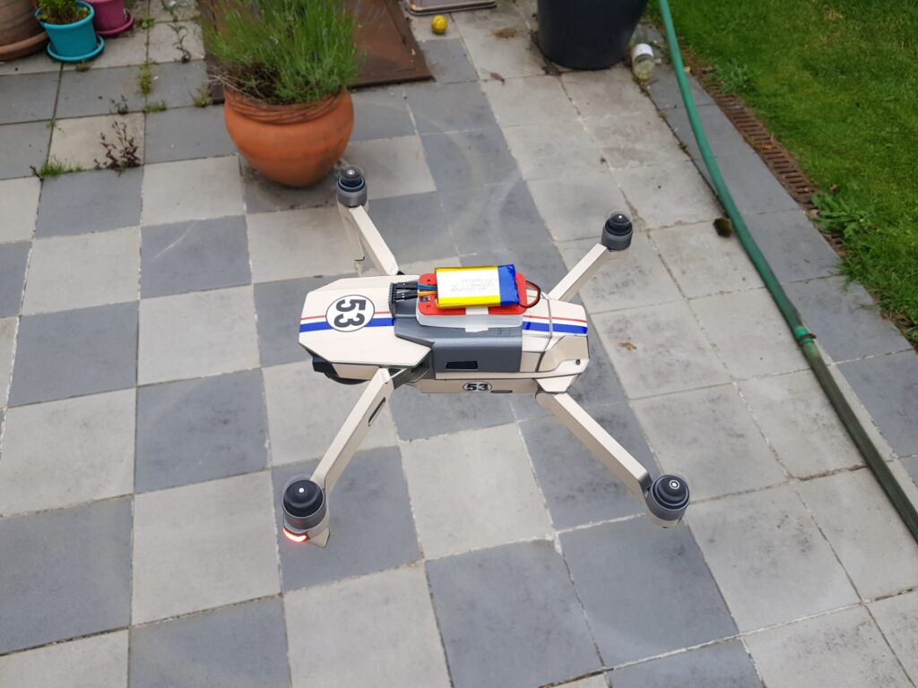 Mesure au luxmètre embarquée sur Mavic Pro Platinum