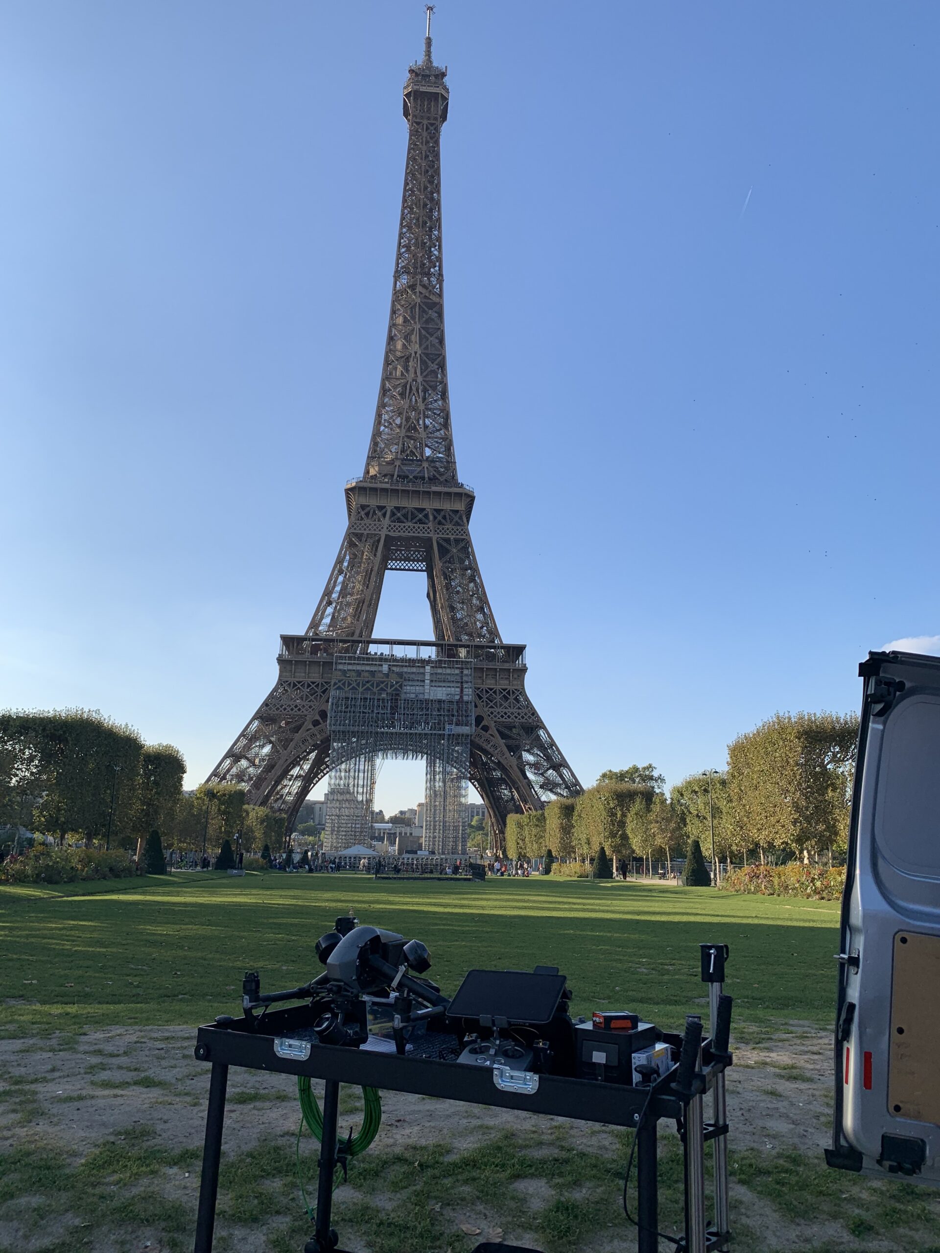 Tour Eiffel tournage