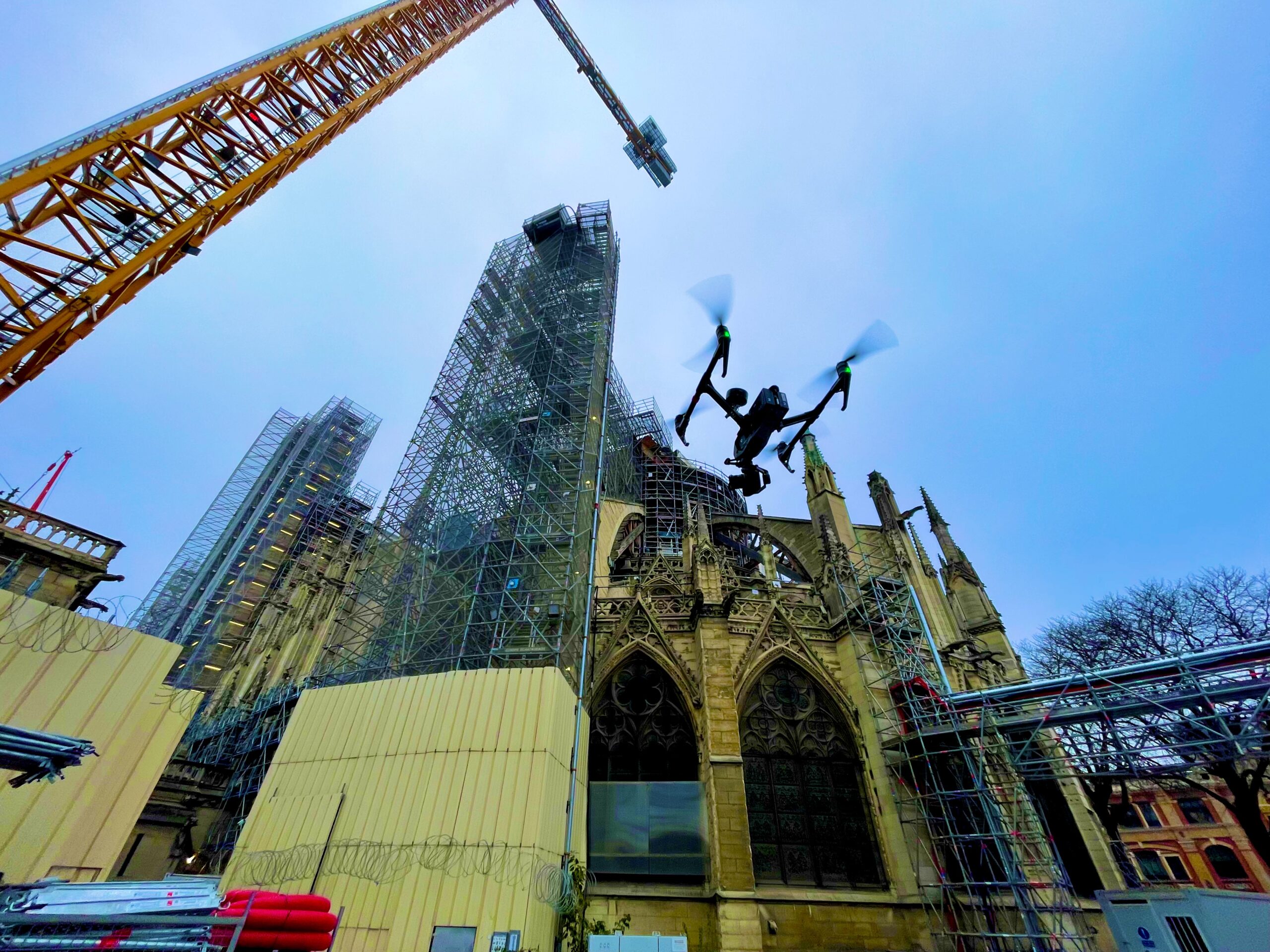 Notre Dame tournage
