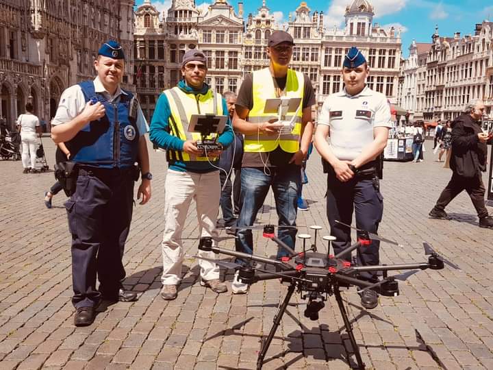 Tour de France départ Bruxelles — mission par drone ACTIBOT